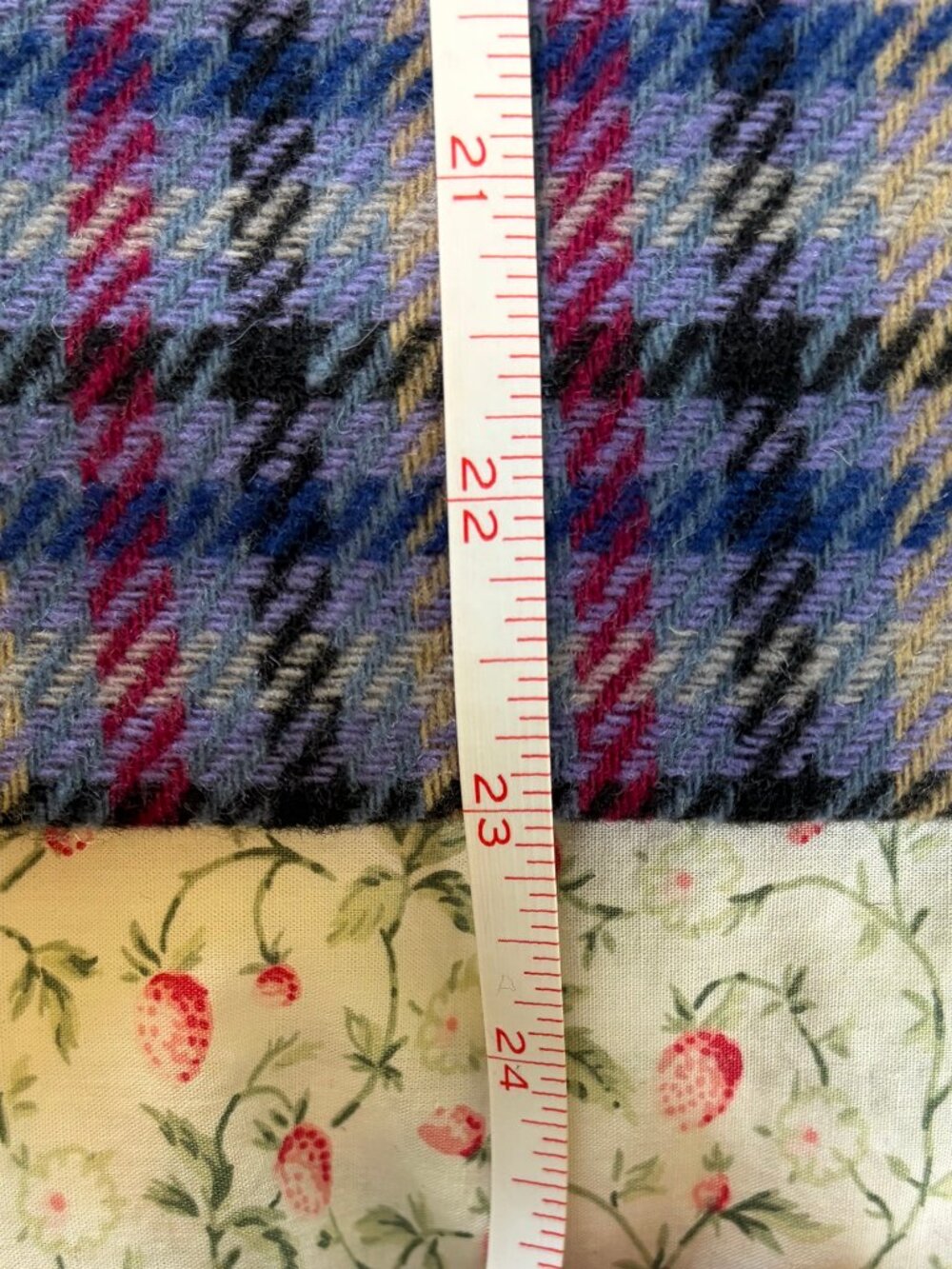 Talbots Purple & Gray Plaid Wool-Blend Skirt - Picture 13 of 13